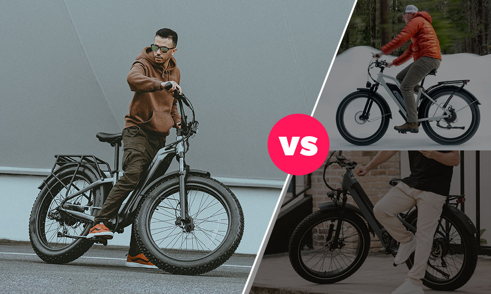 Electric Bike Showdown: Veefa vs. Himiway vs. PUCKIPUPPY – Choosing Your Ultimate Ride