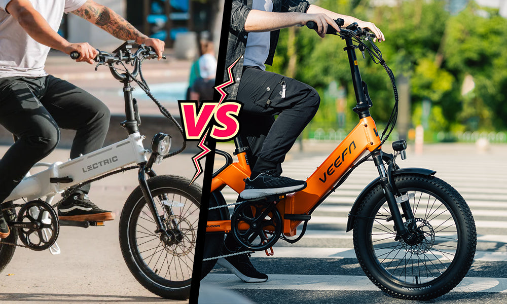 Veefa F1 vs. Lectric XP Lite 2.0: A Folding E-Bike Showdown