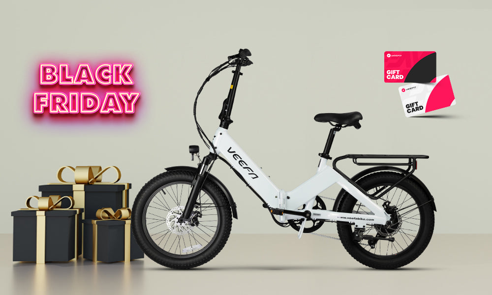 Welcoming 2025 with Veefa: Gift Cards and Black Friday Early Bird Promotions for Electric Bikes